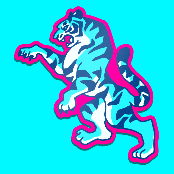 Royal Tiger STICKER.