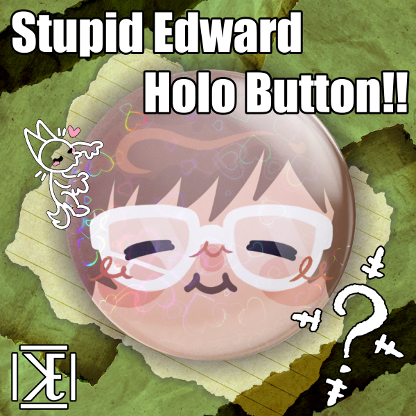 Sleepy Eddie (Button Pins)