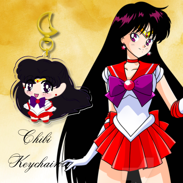 Sailor Mars Sailor Moon Acrylic Keychain