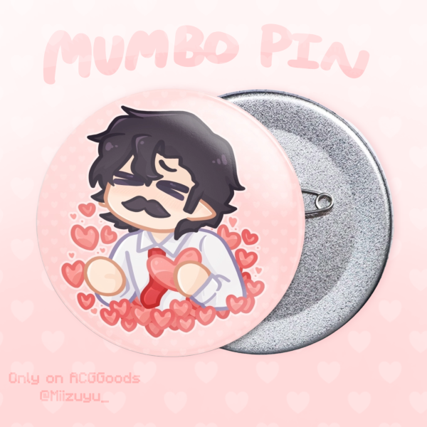 Valentines Mumbo Round Badge