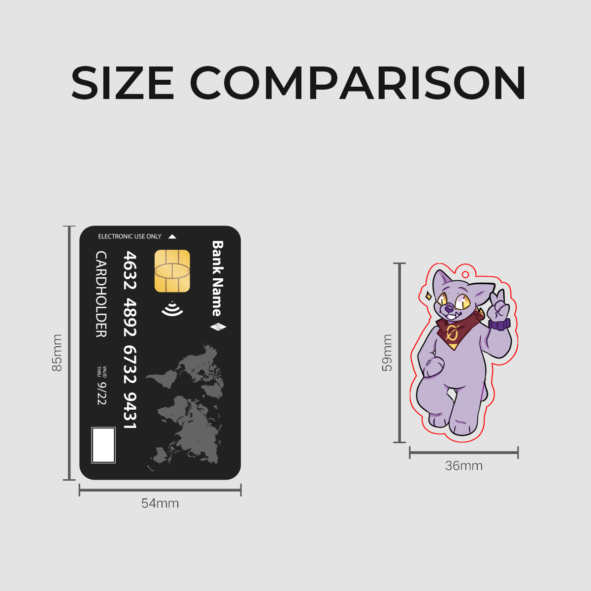 BH: Limited Buster Glitter Keychain