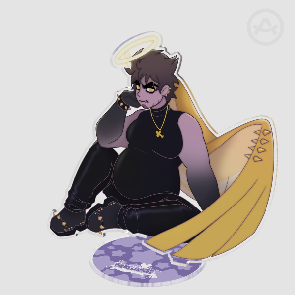 Hazbin Hotel Unmasked Adam Standee