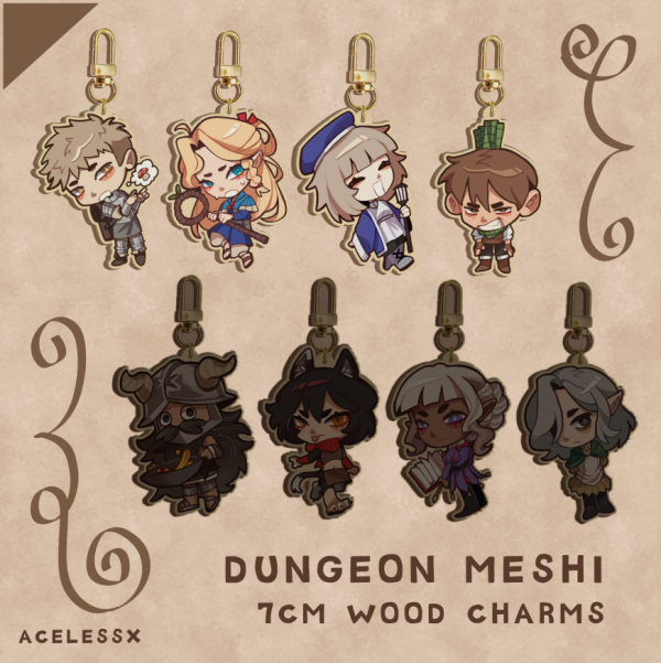 Dungeon Meshi Charm Bundle 1