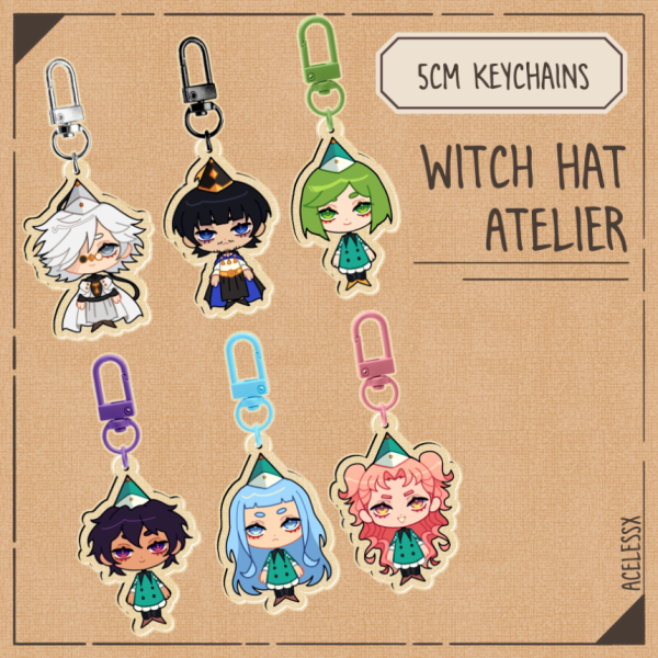 Witch Hat Atelier Keychain Bundle