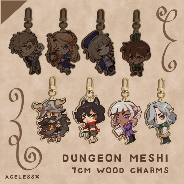 Dungeon Meshi Charm Bundle 2