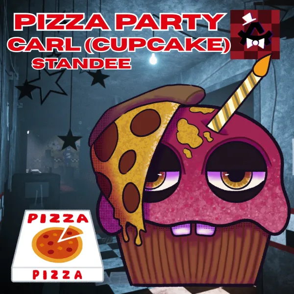 [PIZZA PARTY] Cupcake (standee)