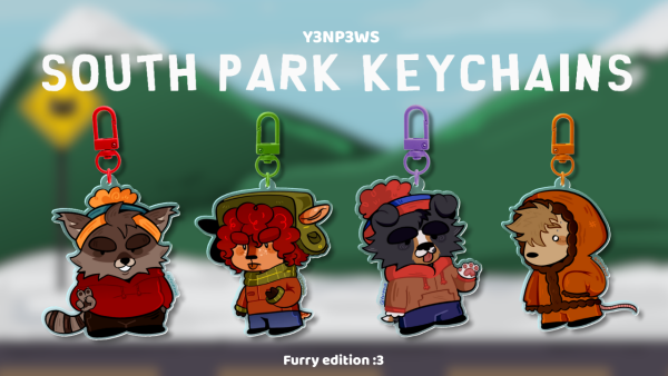 SOUTH PARK: FURRY KEYCHAIN COLLECTION!!
