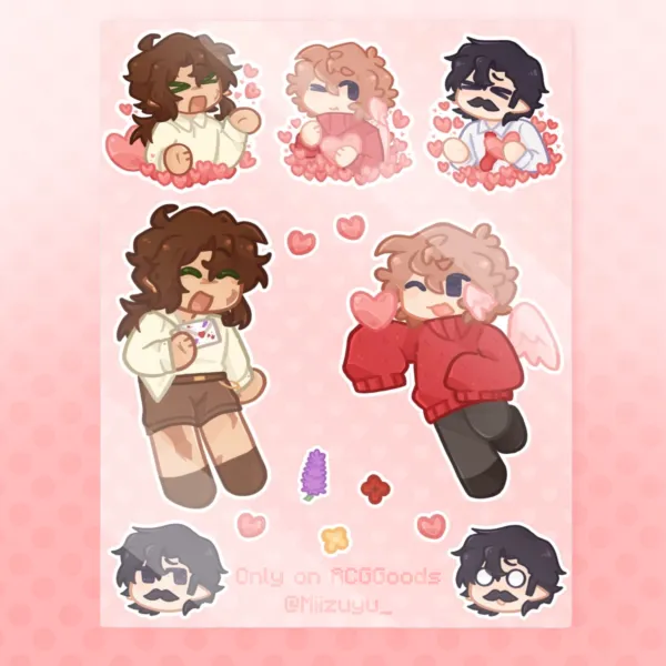 Valentines Mumscarian Sticker Sheet