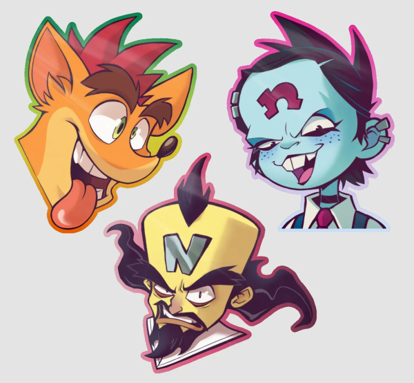 Crash Bandicoot (Sticker Set)