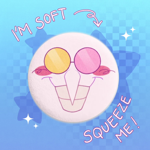 DELTARUNE | Spamton plush badge