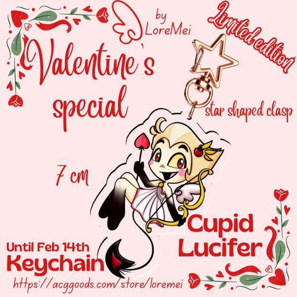꒰𑁬°Valentine Lucifer°໒꒱ || Keychain (Limited Edition)