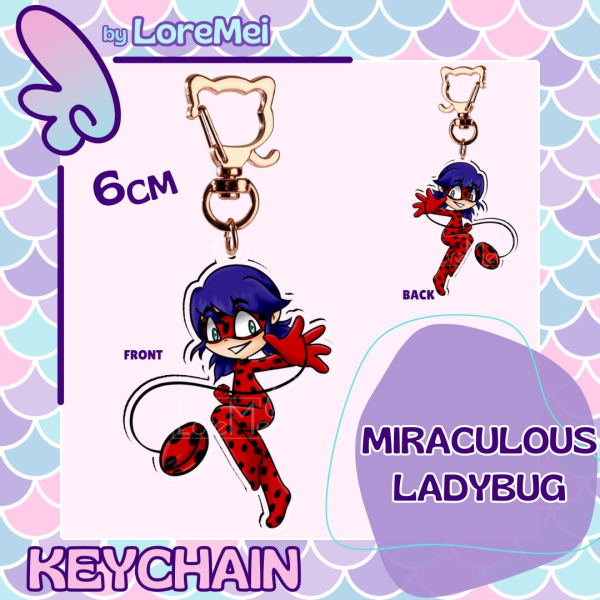 ꒰𑁬°Ladybug°໒꒱ || Acrylic Keychain