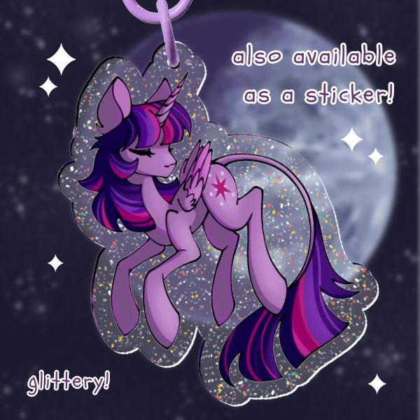 Twilight Sparkle MLP keychain