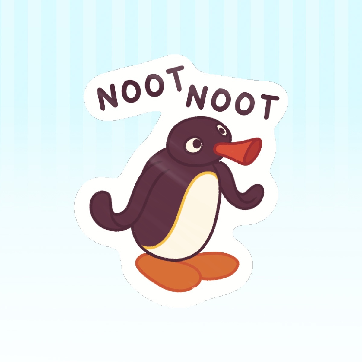 Pingu l Noot Noot Sticker