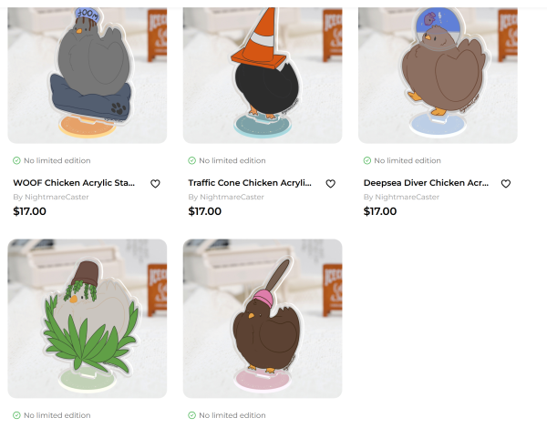 Chickens with Hats Standee Bundle