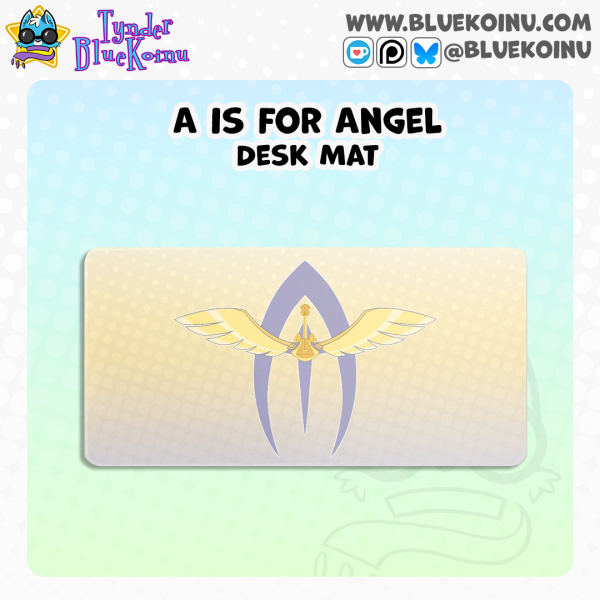 A is for Angel | Desk Mat