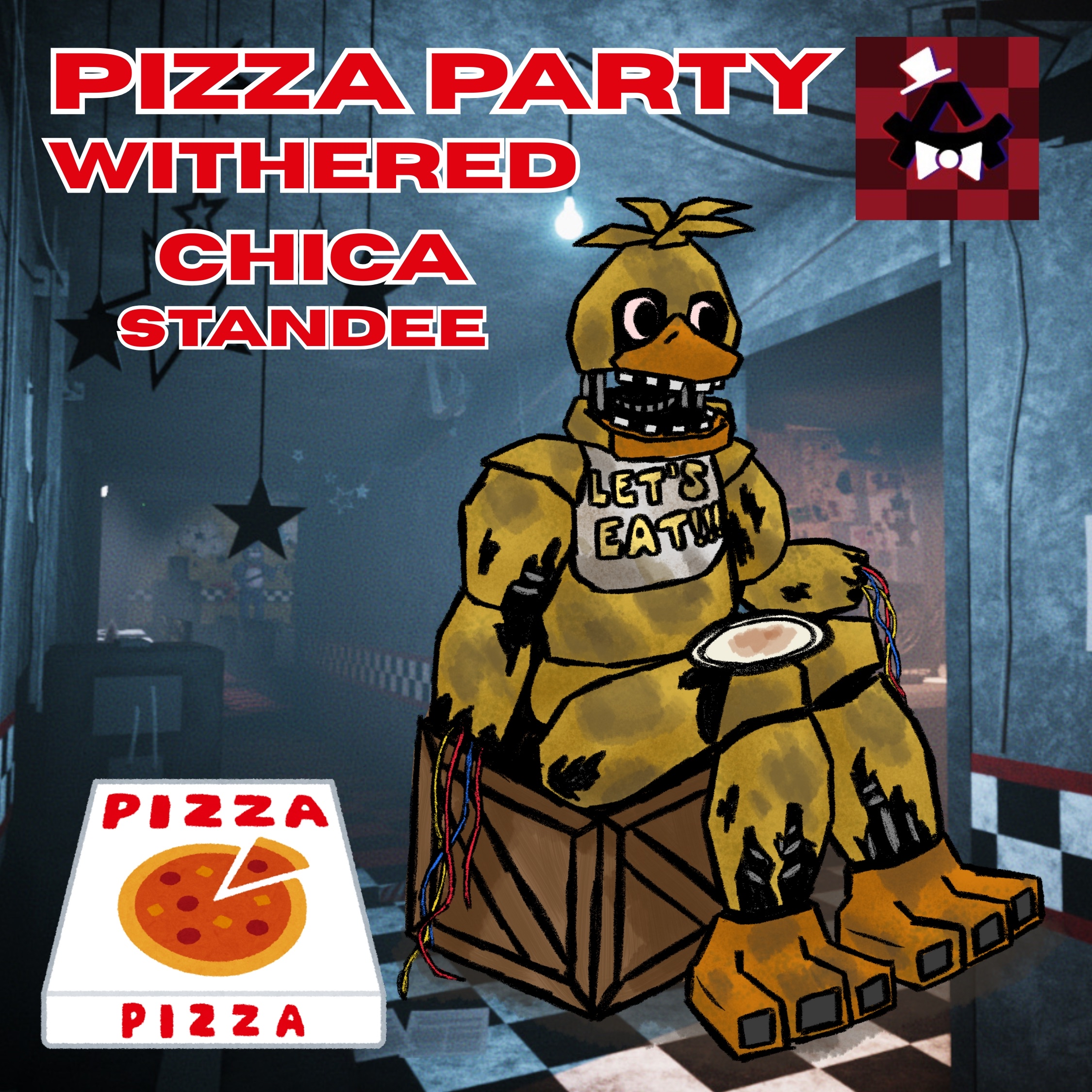[PIZZA PARTY] Withered Chica (Standee)