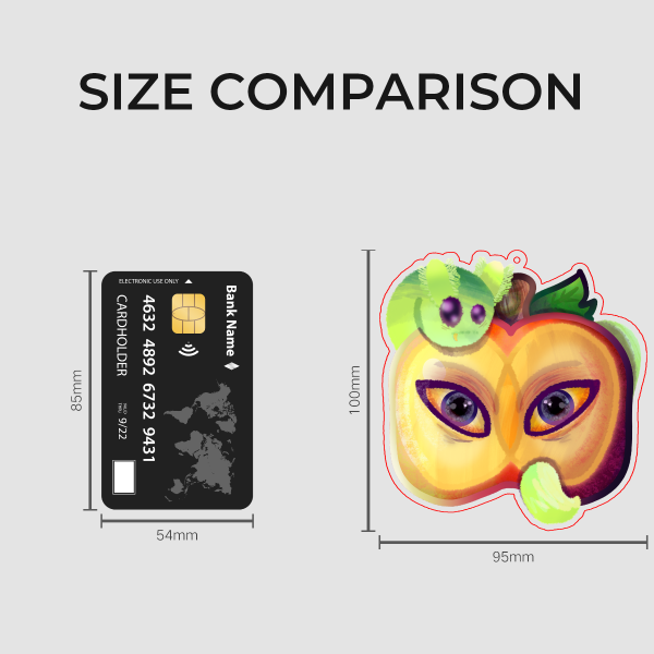 Apple of my Eye Keychain