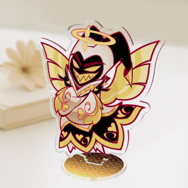 Hazbin Hotel Adam Golden Valentine Acrylic Standees