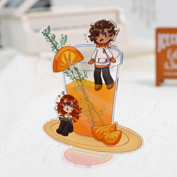 Owenge Juice w/ Thyme Acrylic Standee