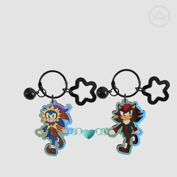 sonadow heart keychains