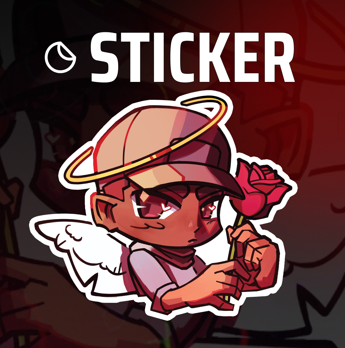 [GAZ] 5.5cm x 6.3cm die cut sticker