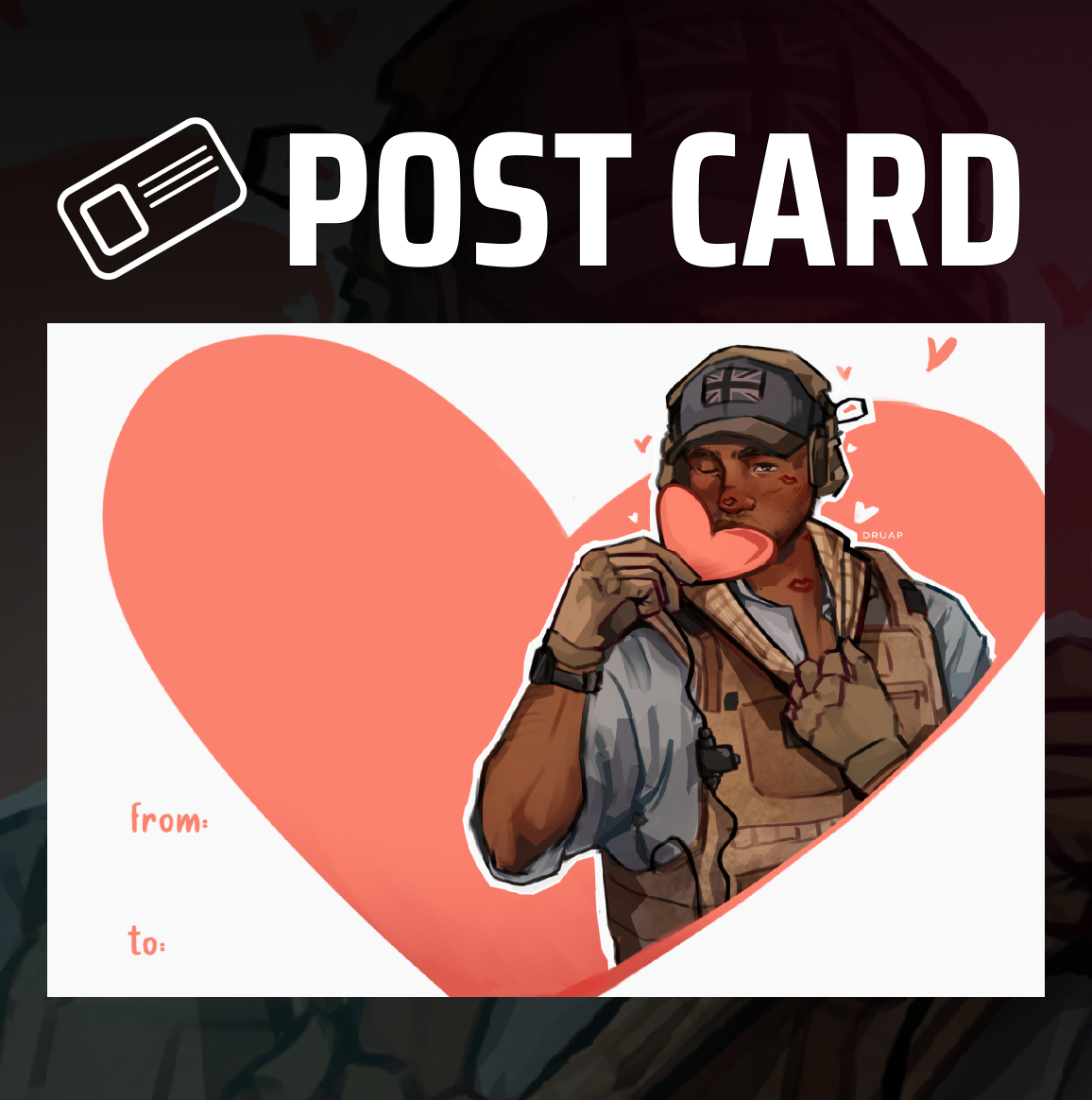 [GAZ] Valentines day postcard [without text]