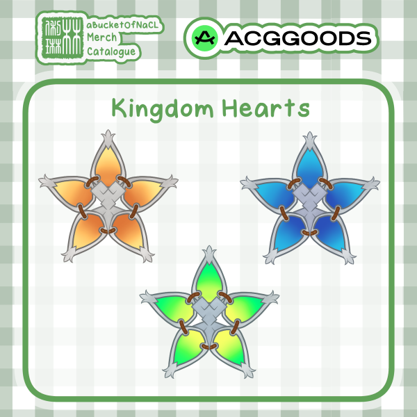Wayfinder Keychain Set || Kingdom Hearts