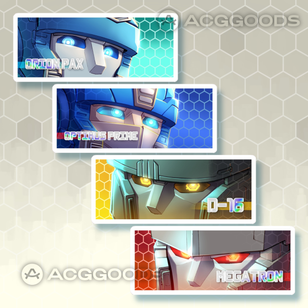 Transformers One Hot Foil Sticker Set