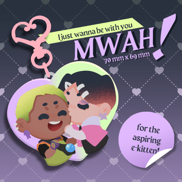 Gekko / Clove Heart Keychain