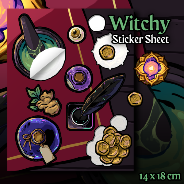 Witchy Sticker Sheet