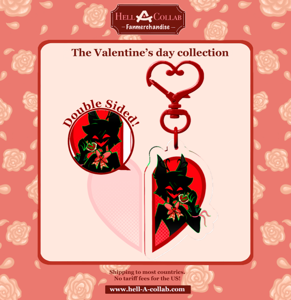 Alastor's Shadow! [Valentine's day - Date Night] Hazbin Hotel Clear Acrylic Charm