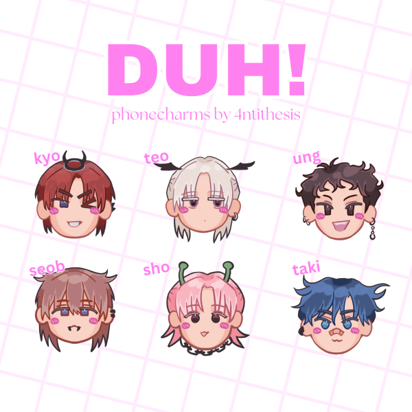 P1Harmony DUH! All Phonecharms