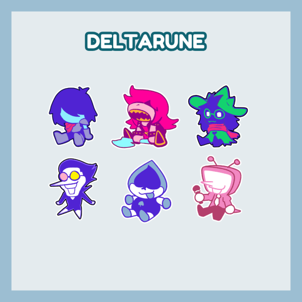 Deltarune Sticker Set