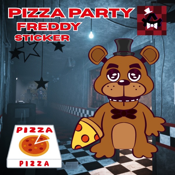 Freddy Sticker