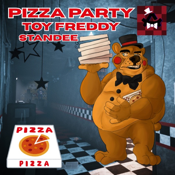 Toy Freddy Standee FNAF Collab