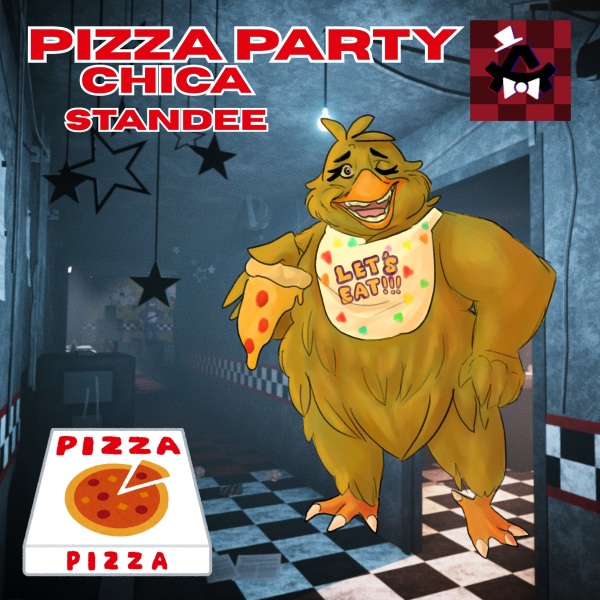 Chica (One Sided Standee) FNAF Collab