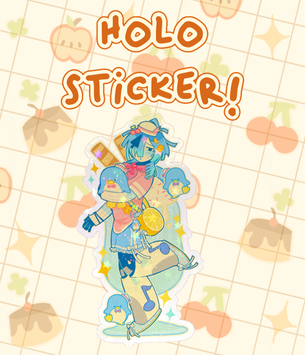 Soren x Tuxedo Sam Holo Sticker