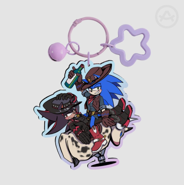3x Set for Cowboy Sonadow Keychain 