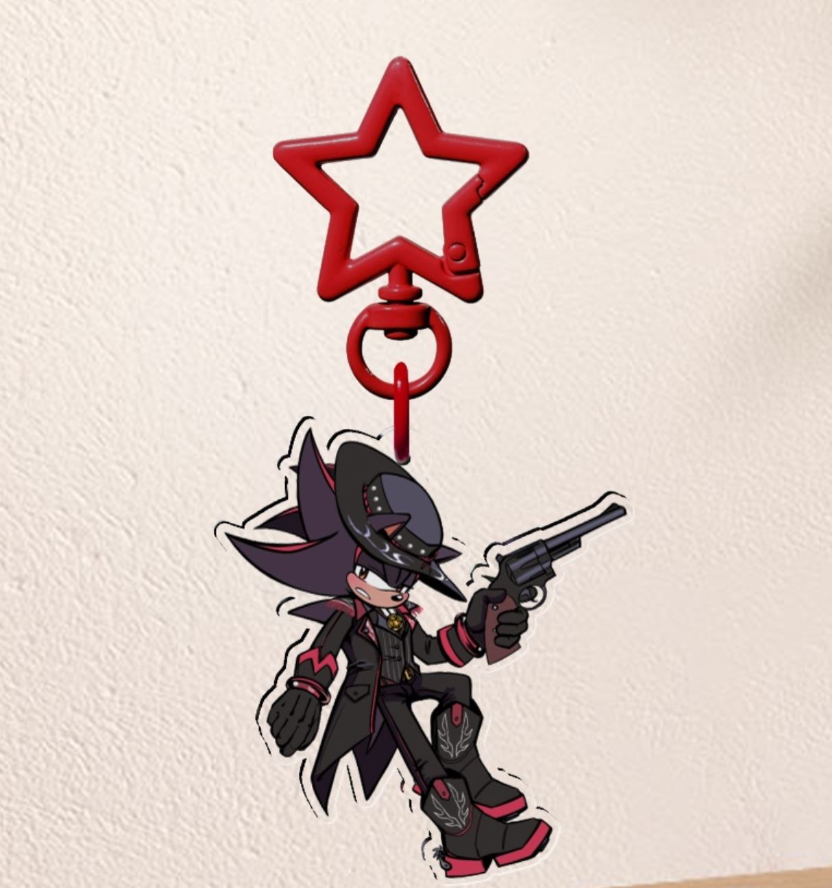 Outlaw Shadow Keychain