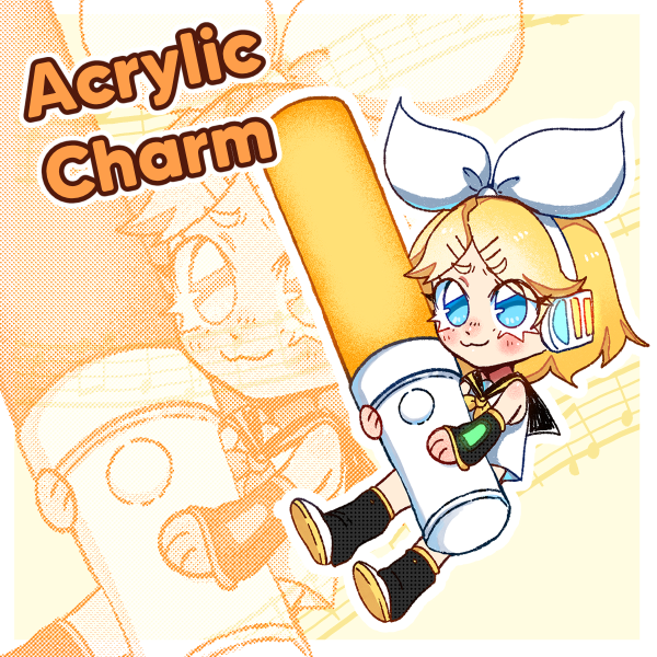 Rin Kagamine Acrylic Keychain