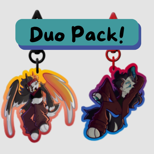 Smokehouse Main Characters Keychain Set