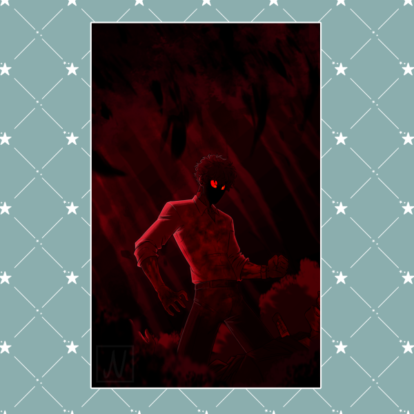 Human Alastor (fanart) Poster Printing (Hazbin Hotel)