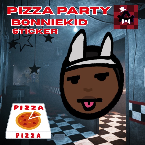 [PIZZA PARTY] Bonnie Kid (Sticker)