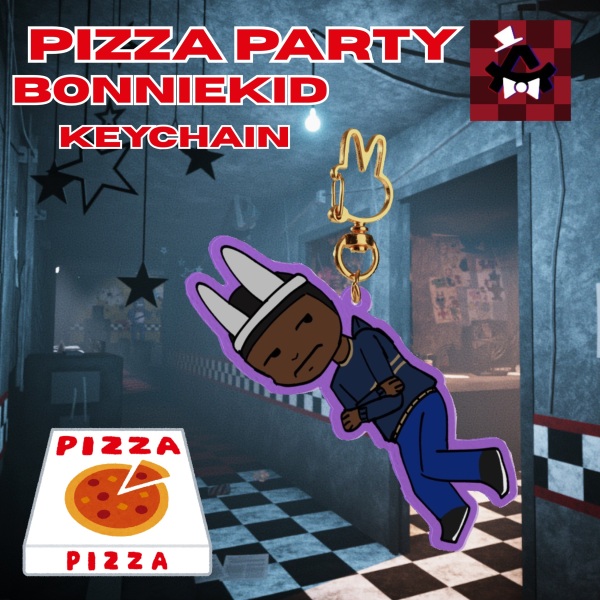[PIZZA PARTY] Bonnie Kid (Keychain)