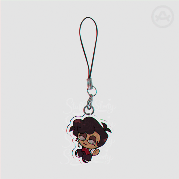 Hazbin Hotel- Human Alastor Phone Charm