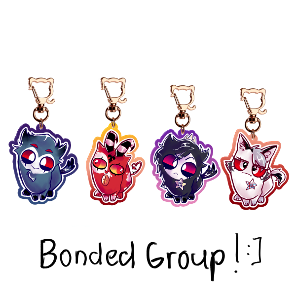 Helluva Fam Cats Charm Set
