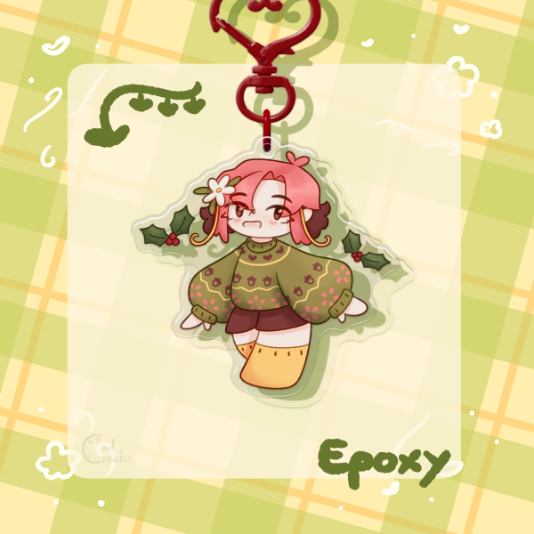 Sweater Weather - Walnut Keychain