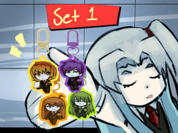 Lobotomy Corp Sephirah charms- Set 1