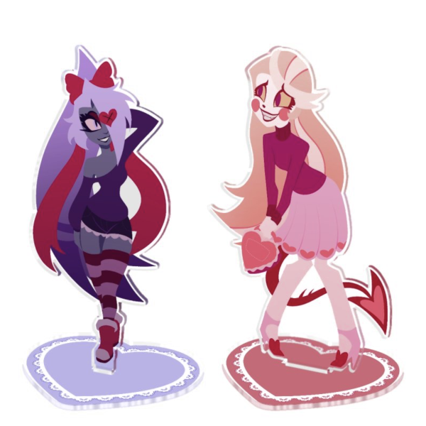 Chaggie Valentines 2026 Standee Set